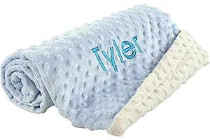 Personalized Gifts Monogrammed Blanket for Baby Boys