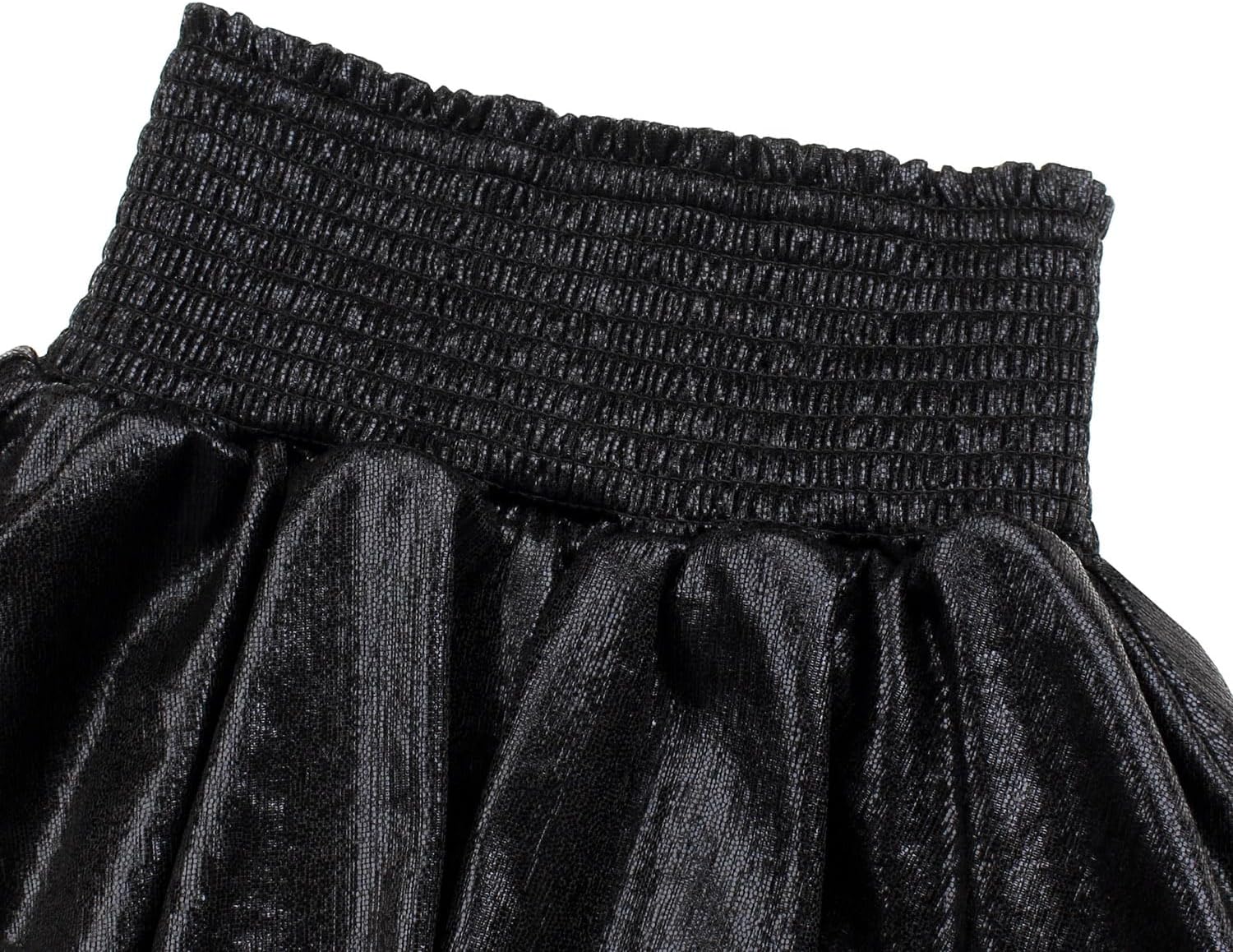 JESKIDS Girls Metallic Skirts Shiny Sparkly Sequin Cheerleaders Skirt - Image 4