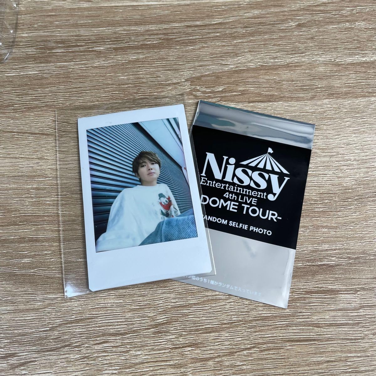 Amazon | Nissy グッズ セルフィーフォト チェキ スマホリング 銀 