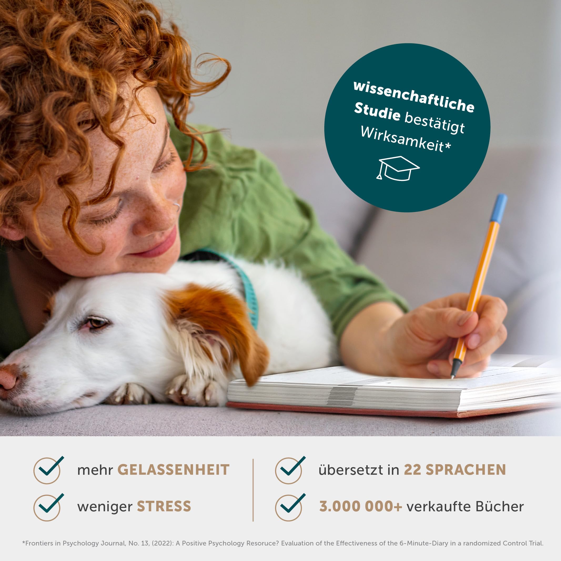 6-Minuten Adult Diary 2026 (The Original) - More Mindfulness, Self Love & Resilience - Gratitude Diary, Journal Book - Translated into 22 Languages - Image 2
