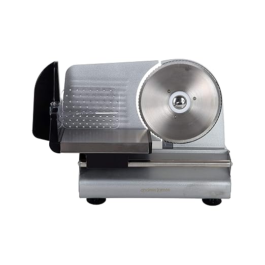 Andrew James Stainless Steel 10 Inch Slami Slicer Meat Slicer