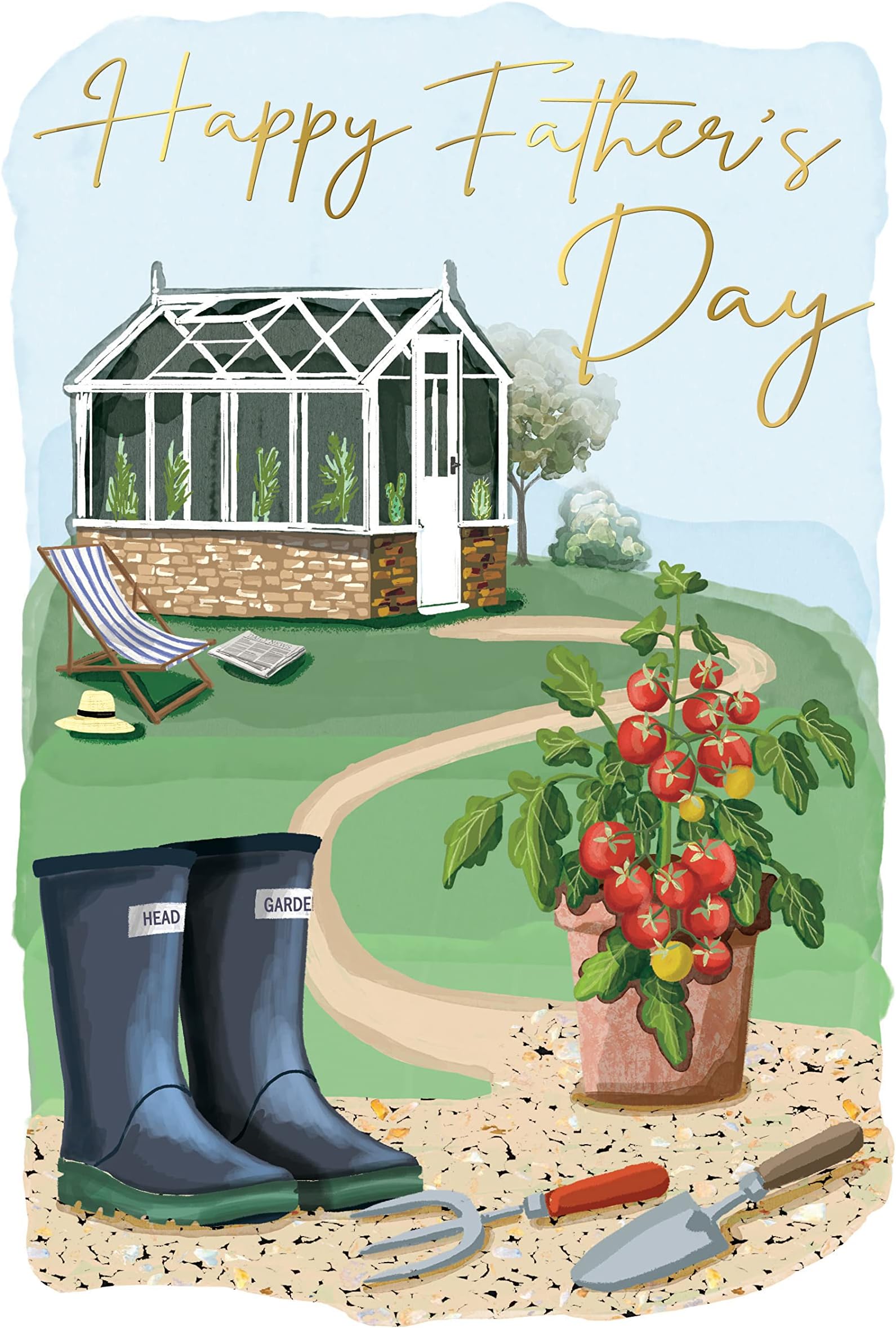 Happy Fathers Day Card, Fathers Day Card, For A Wonderful Father, Daddy