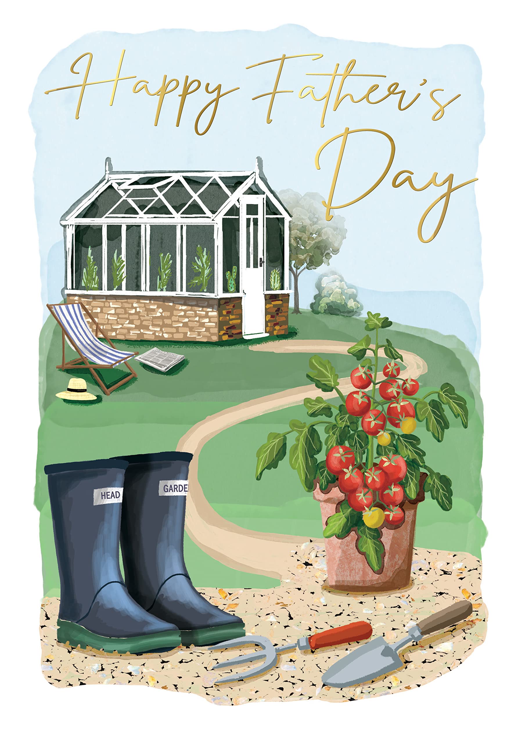 Traditional Father's Day Card - 9 x 6 inches - Regal Publishing (C88411)