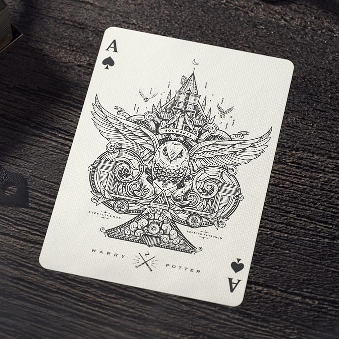Baraja de Cartas Harry Potter Color Azul Póker miniatura 9