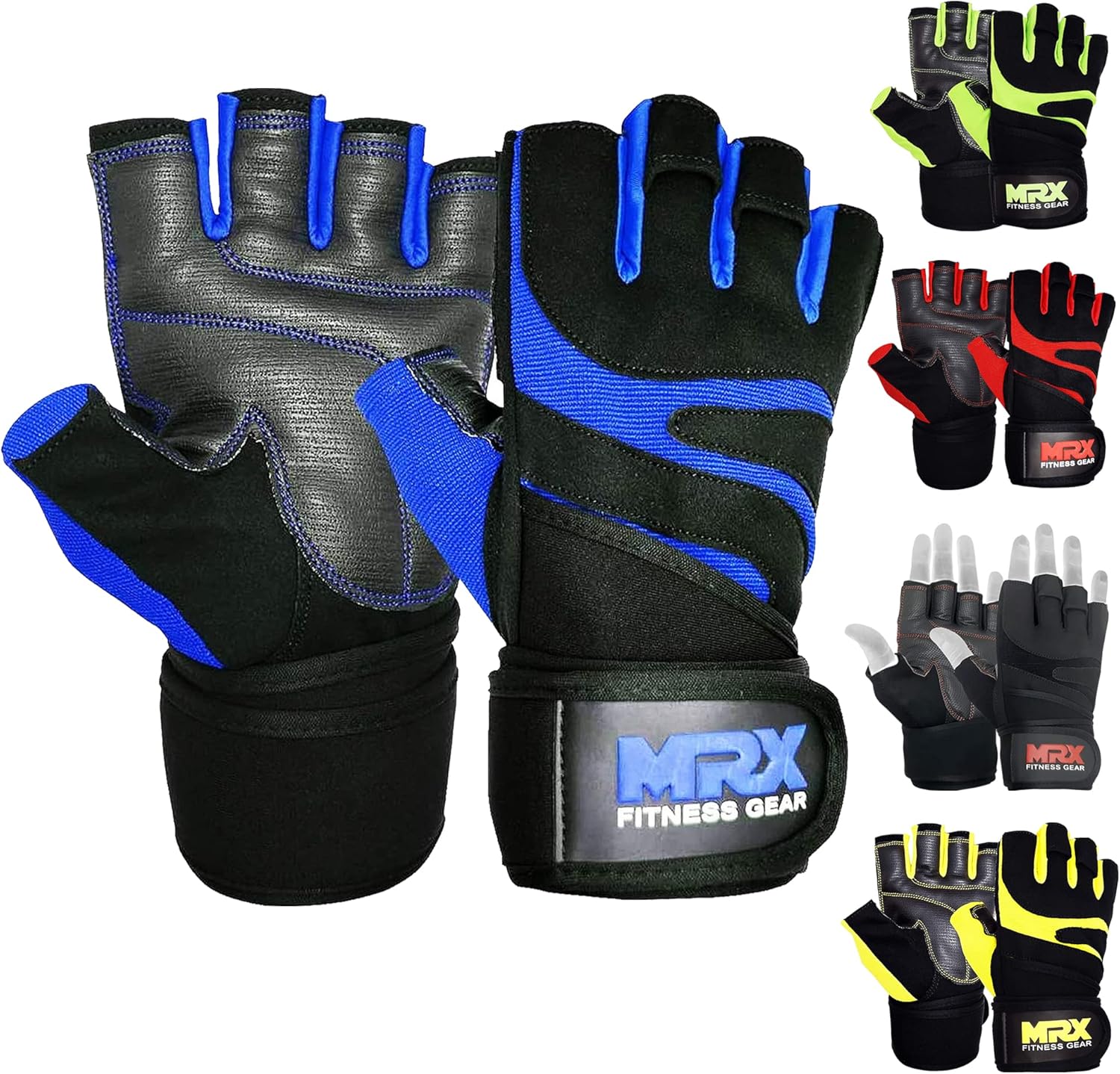 MRX Weightlifting Gloves for Men Workout Gloves Mens Wrist