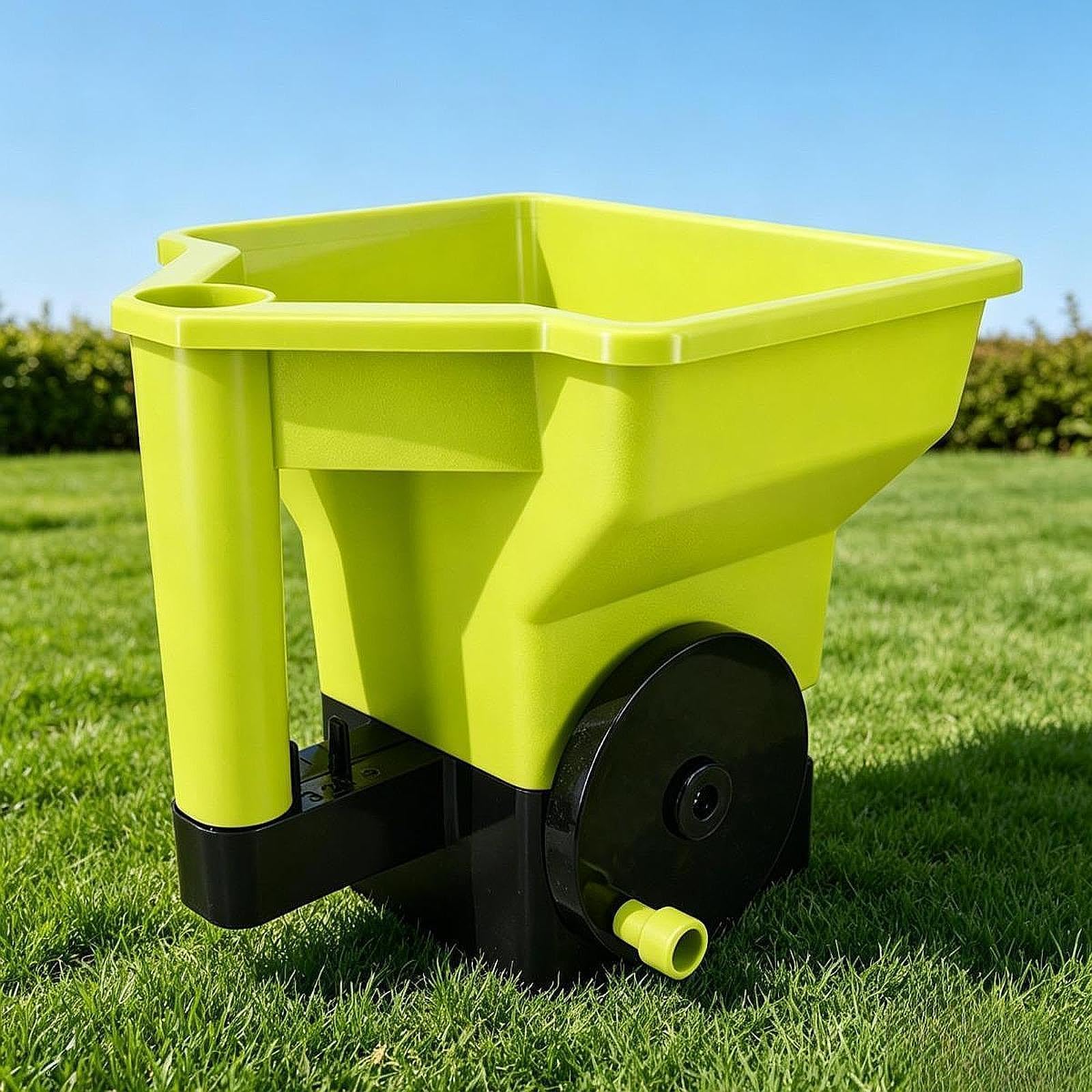 Spandiconcime Manuale con Manico Ergonomico Robusto in Pp Utensile da Giardinaggio Pratico E Riutilizzabile Distributore Grande capacità Versatile Acc, Giallo
