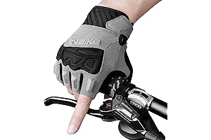 INBIKE Men's Bike Gloves – Padded, Breathable Fingerless Cycling Gloves for Maximum Support and Comfort