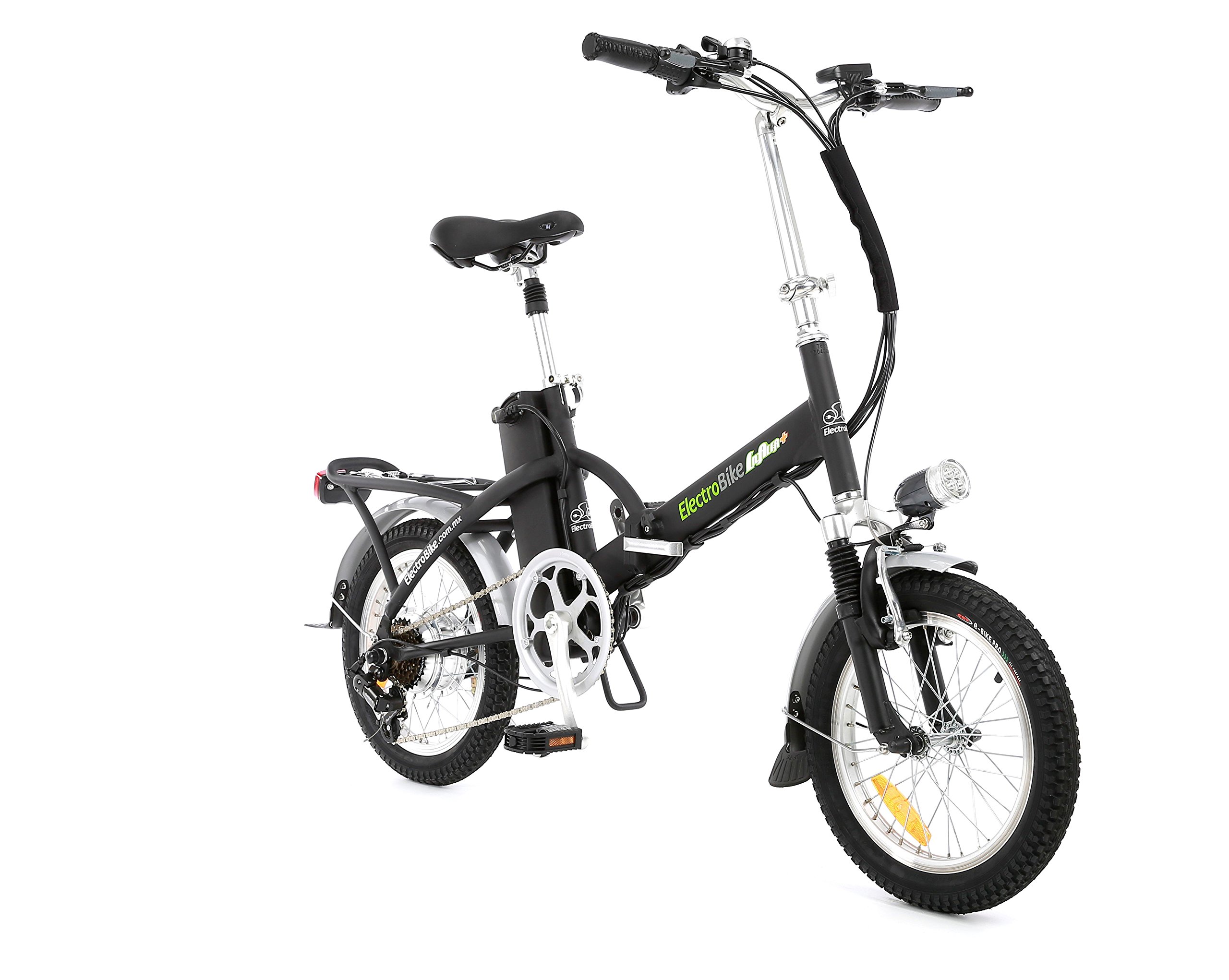 Alfa Plus, Low cost, E-Bike – Folding Electric Bicycle with 30 Mile Range, Collapsible Frame, Removable Lithium-Ion Battery, Battery Charger
