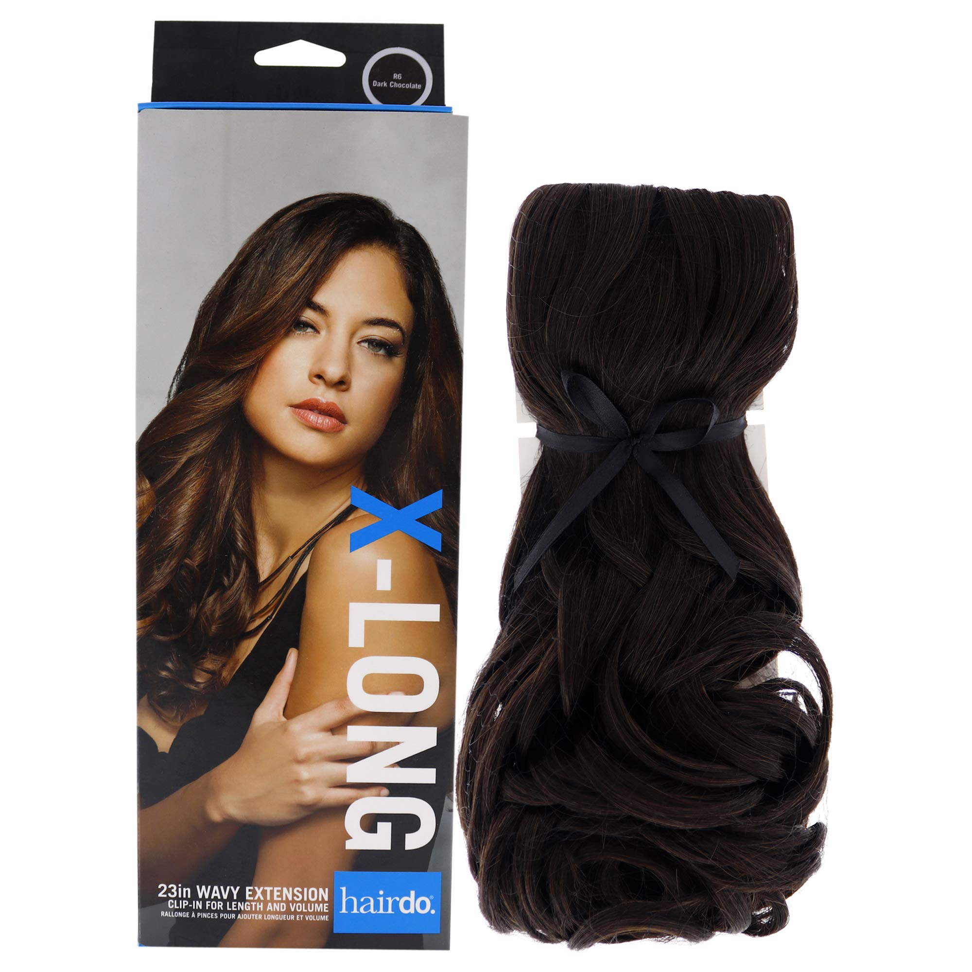 Hairdo Wavy Extension, R6 Dark Chocolate R6 Dark Chocolate 23 Inch (Pack of 1)