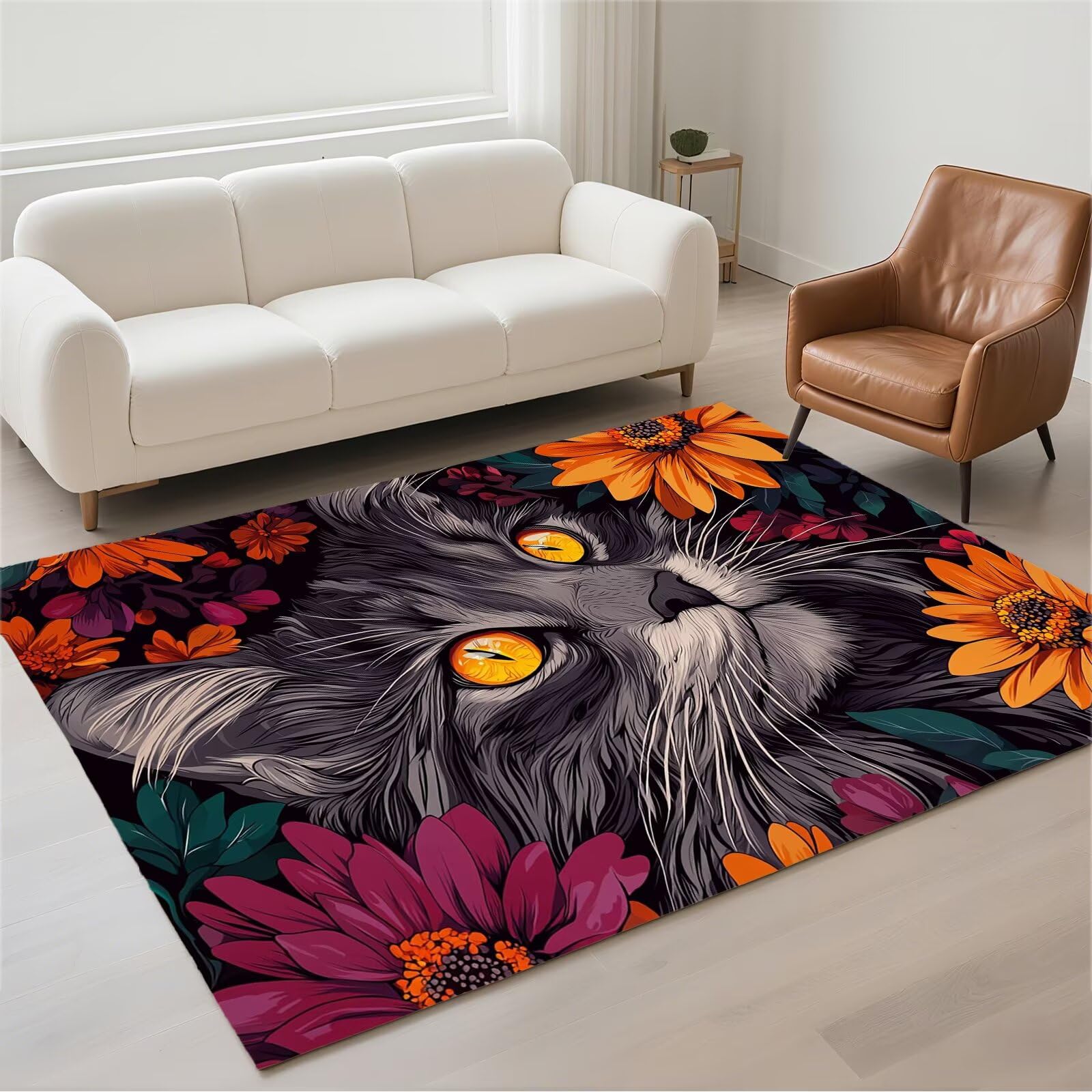 Tapis de chambre moderne doux pile bouclée au fini haut de gamme 13-540