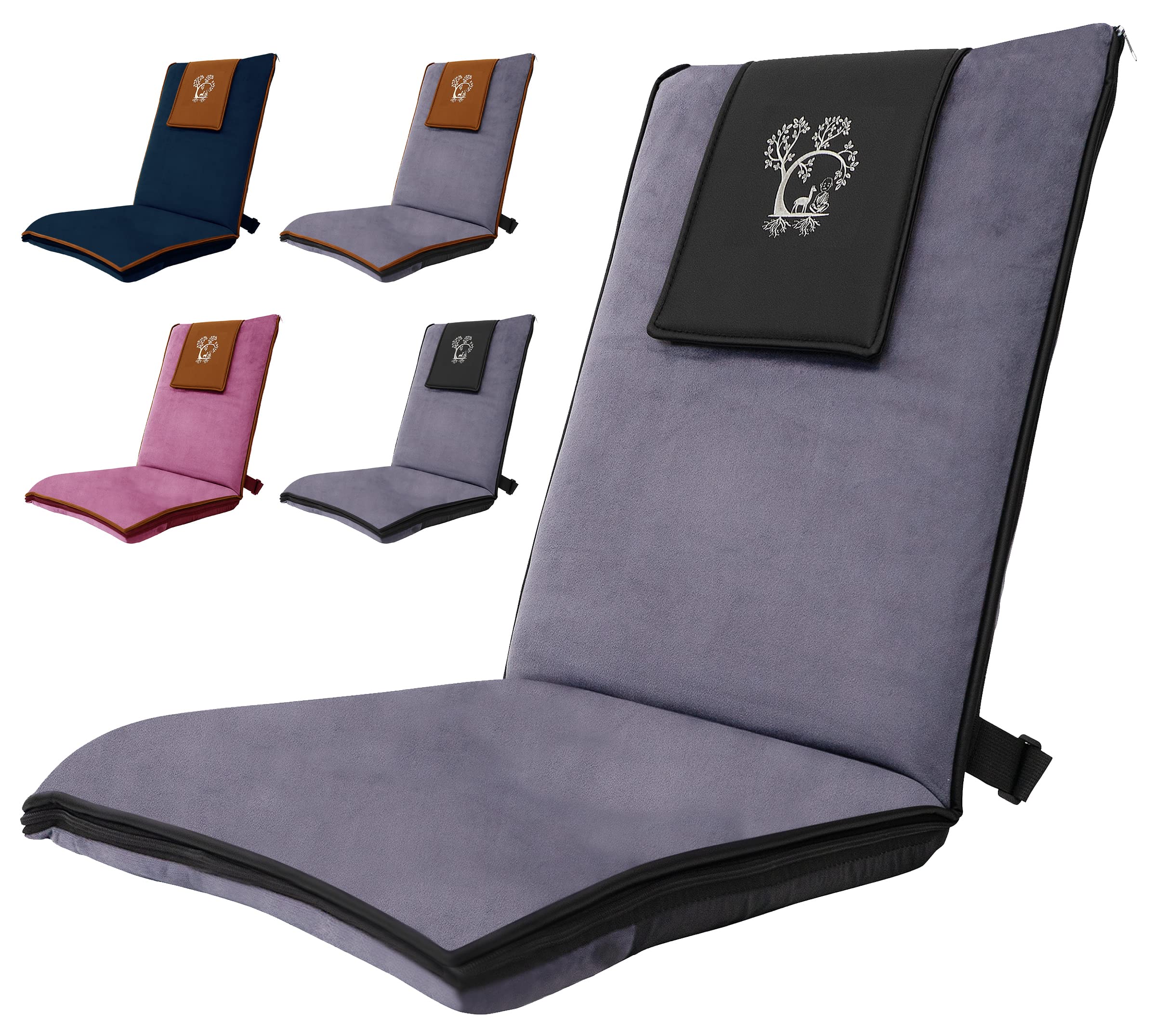 floor seating with backrest