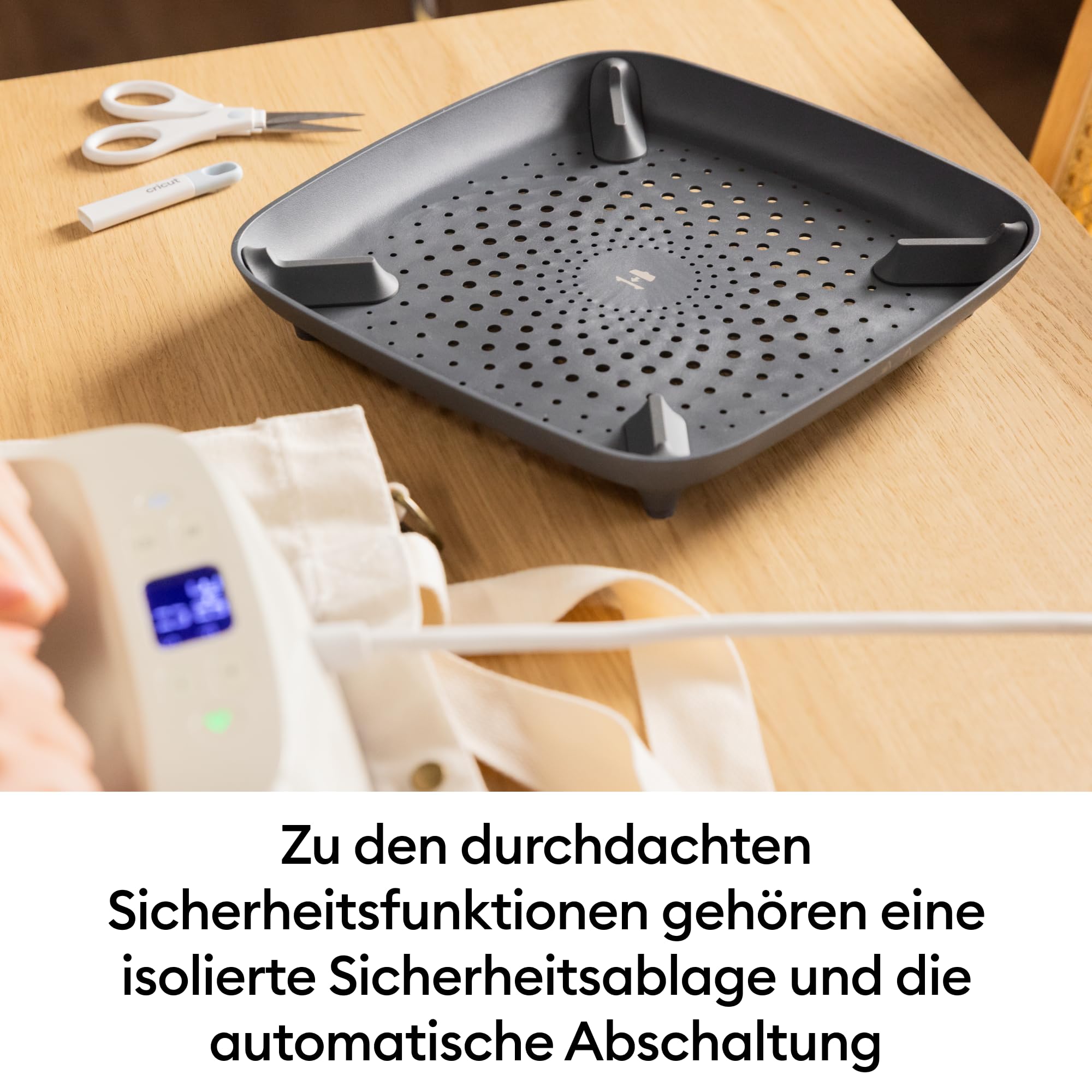 Cricut EasyPress 2 (SE) 22.9 x 22.9 cm Heißpresse für T-Shirts, Kissen, Tragetaschen – Himbeere