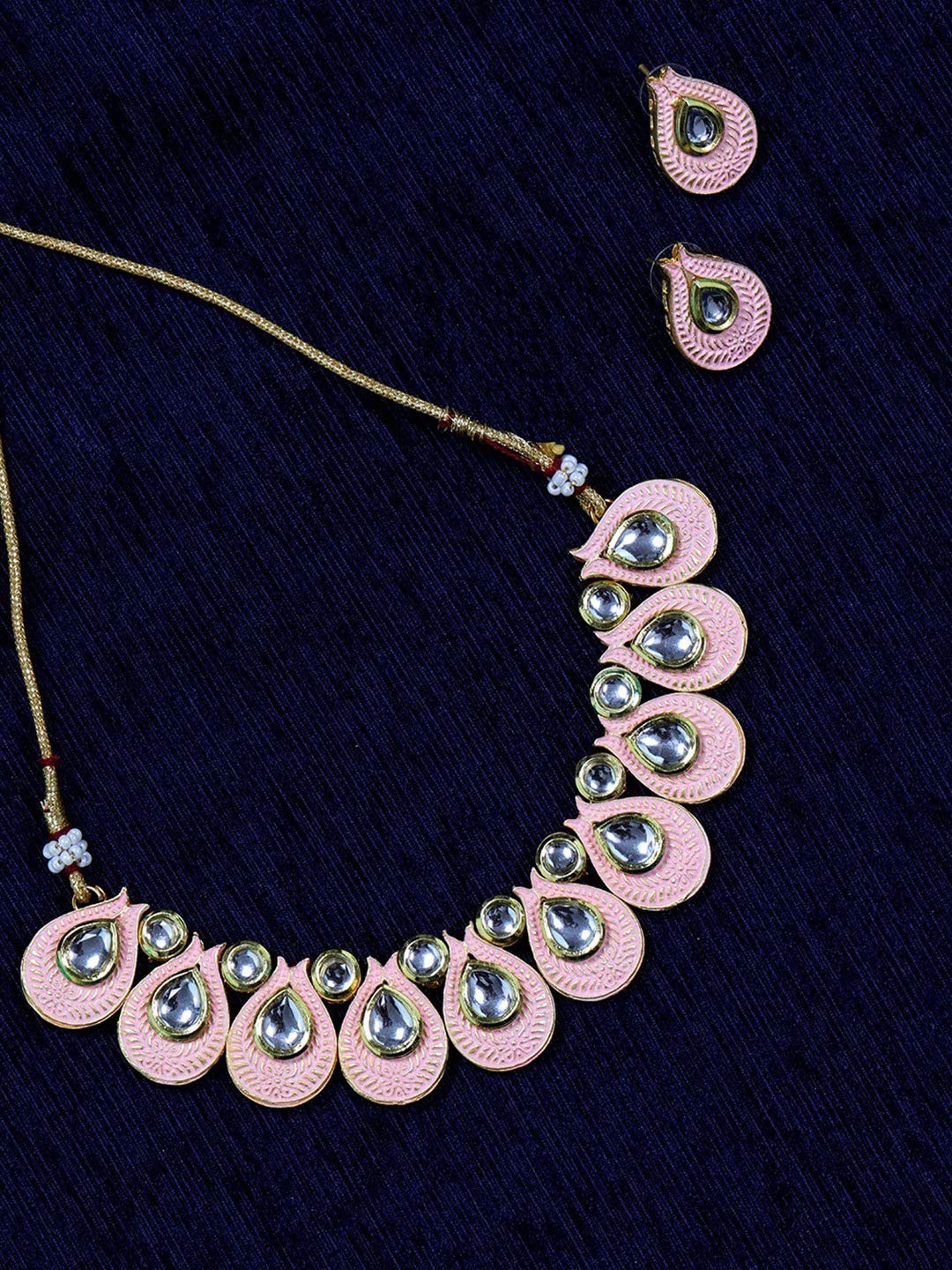 Gold-Plated Beads Jewellery Set, Elegant Gift