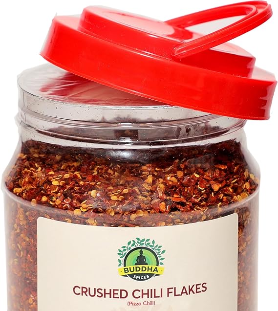 Buddha Spice Flocons de piment rouge séchés de qualité supérieure (800 g, 793,8 g) Boost de