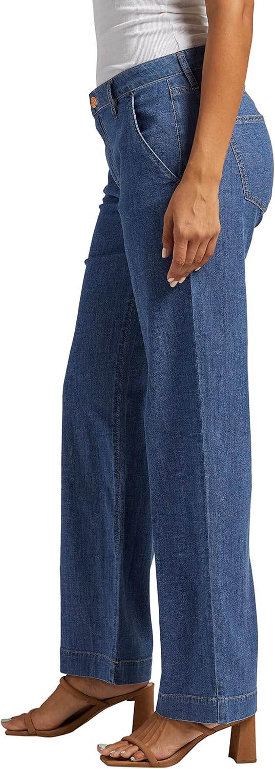 JAG Jeans Women's High Rise Wide Leg Trouser-Legacy, Morocco Blue, 2 - Image 2
