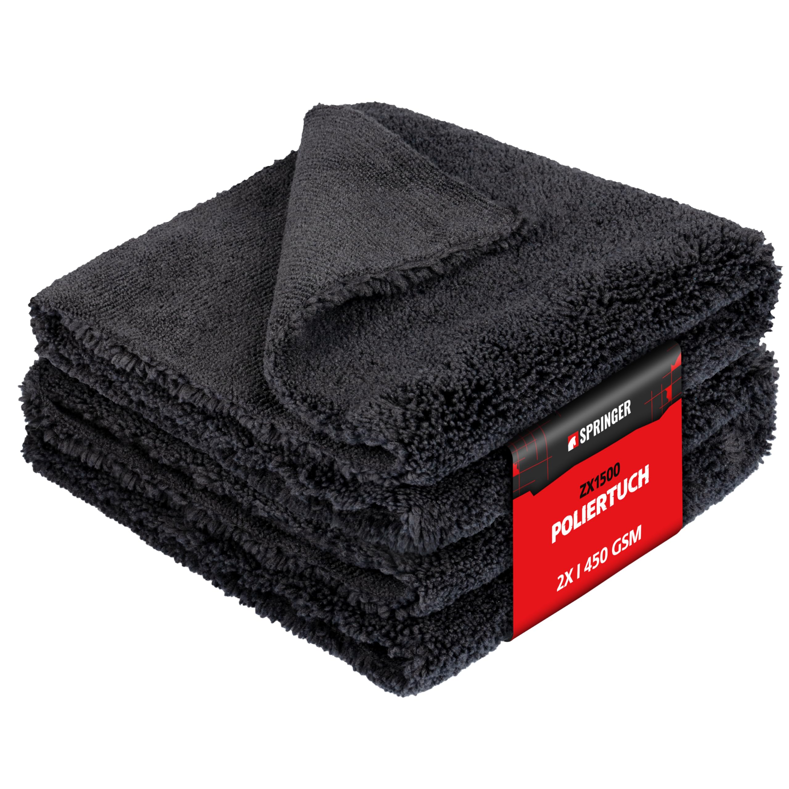 Confezione Di Panni In Microfibra Per Auto Senza Bordi, 450 G Panni In Microfibra Estremamente Assorbenti Per Asciugare I Lucidanti Per Auto 40 X 40 Cm Blu 83937321 - Foto 10