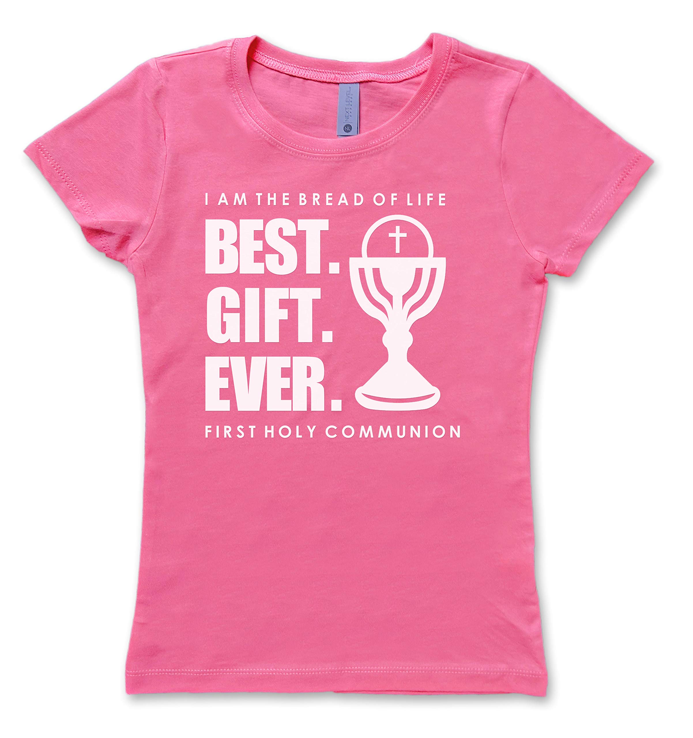 First Holy Communion T-Shirt for Boys and Girls, Catholic Sacrament Gift
