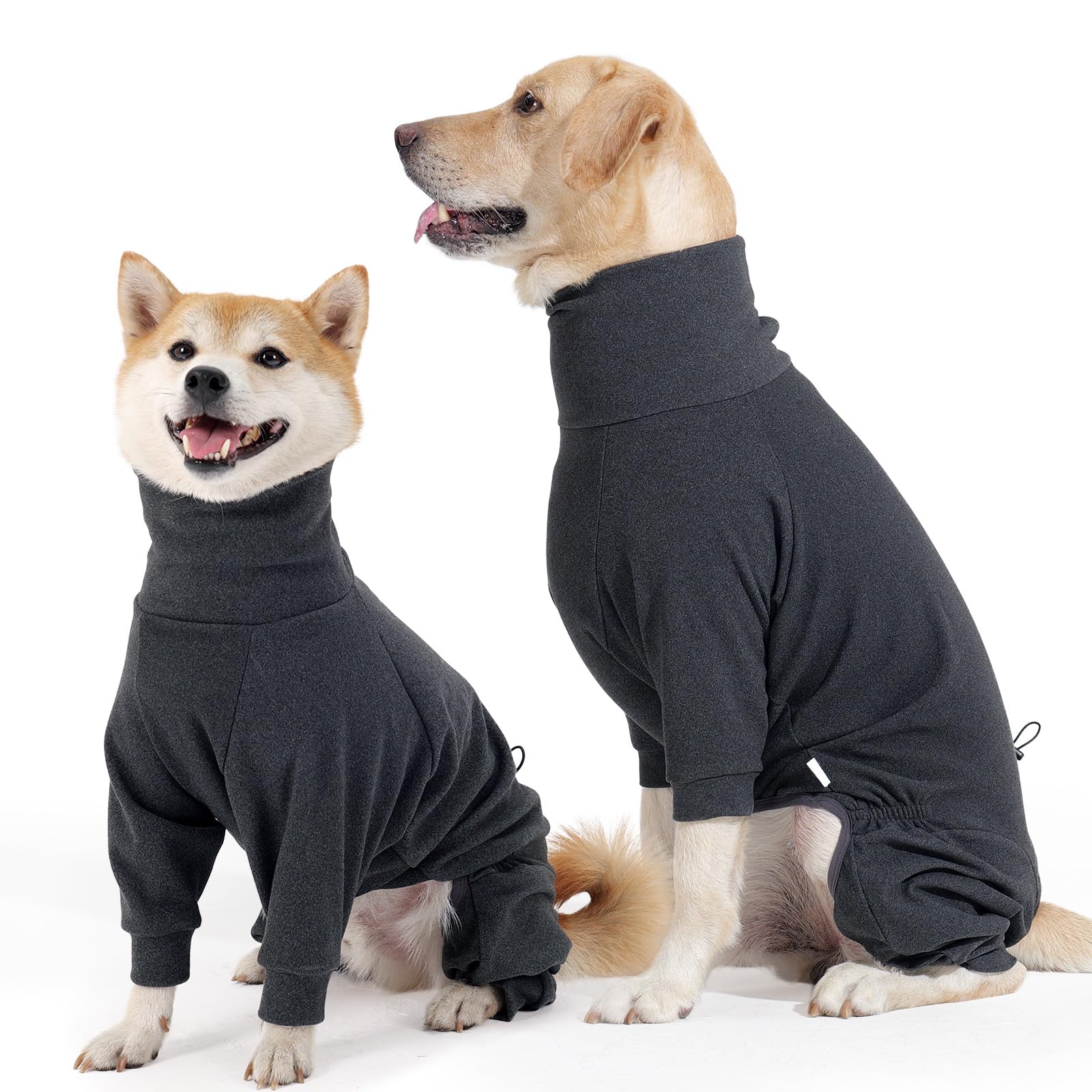 Hjyokuso Dog Jumper, Dog Jumpers For Small Medium Large Dogs, Dog Fleece Jumper, Dog Jumper With Legs, Warm Dog Sweater, Dog Jumper With Harness Hole, Dog Coat, Dog Onesies Dog Hoodie Dog Clothes 2XL