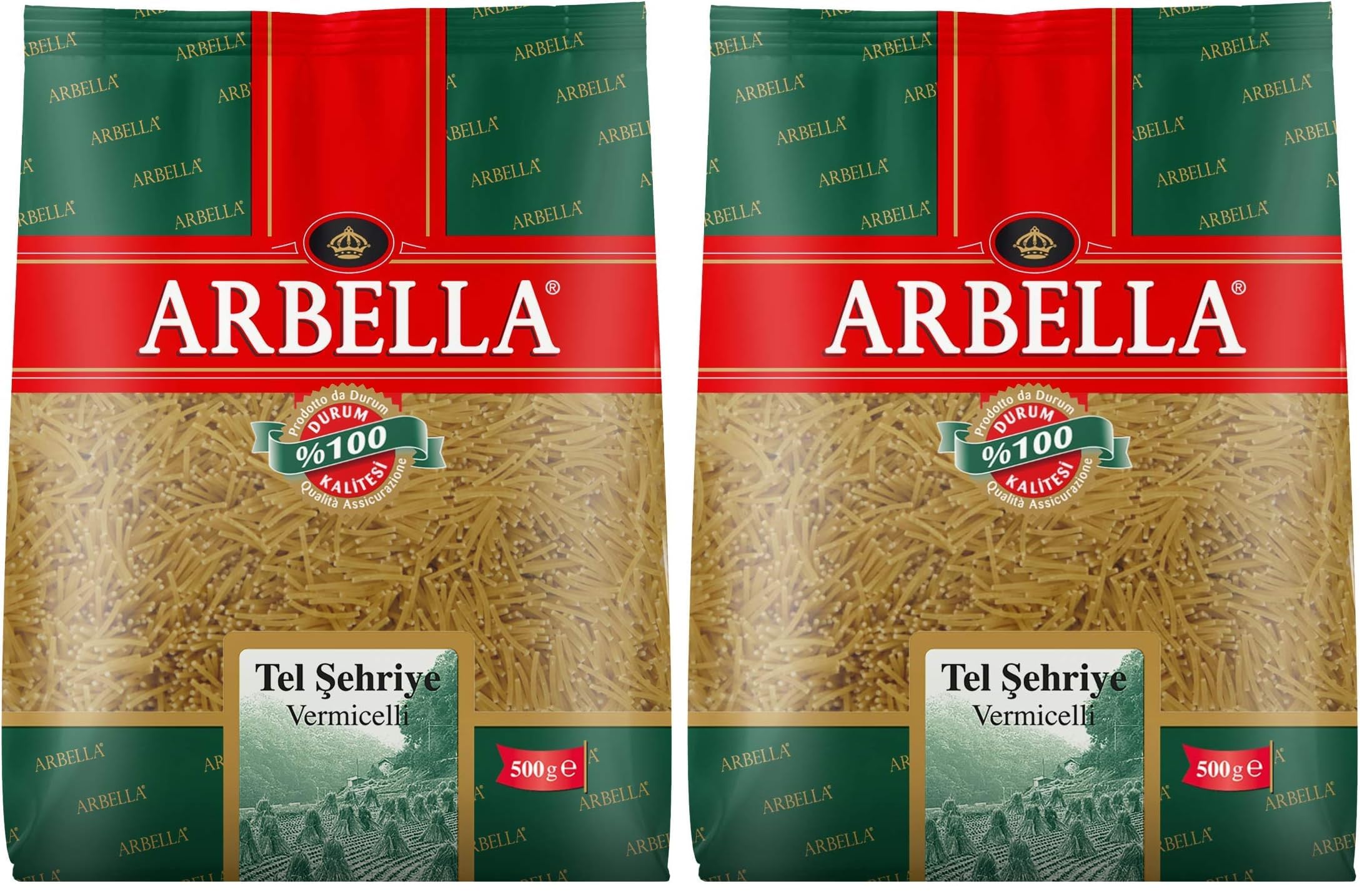 Arbella Tel Şehriye Makarna, 500 gr 2li paket