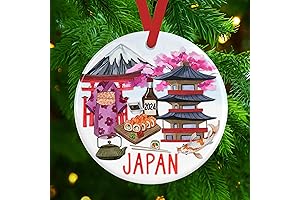 Wordle Ornament: Handcrafted Ceramic Landmarks of Japan