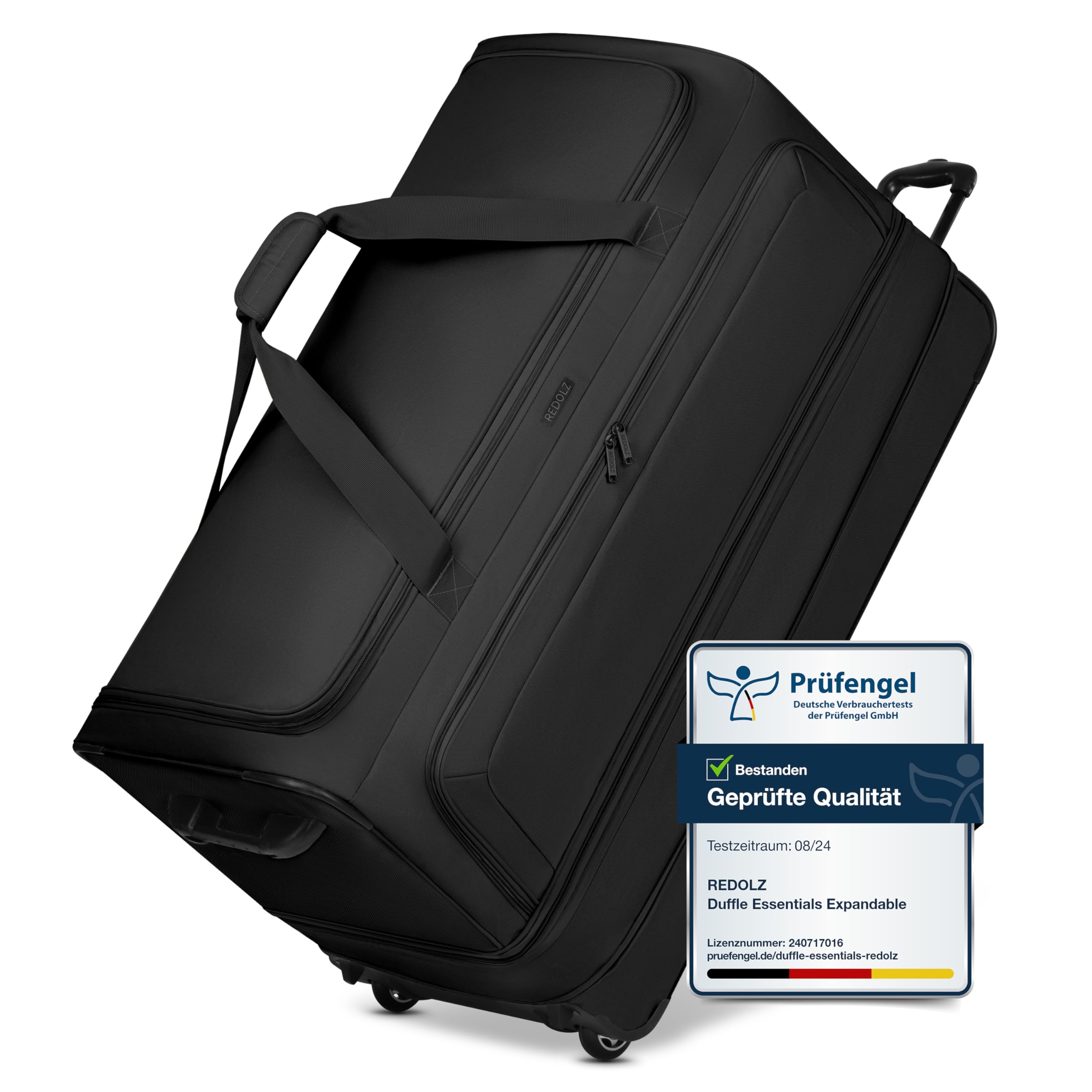 Articolo originale Duffle Essentials Exp., Nero , XXL Jumbo (90 cm) erweiterbar, Borsa da viaggio exp. Con ruote
