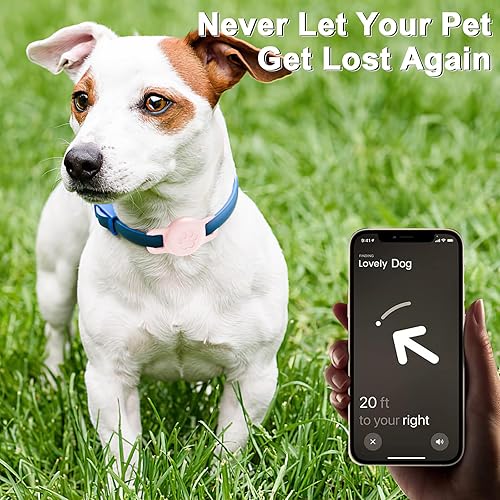 Miniatura 7 de Paquete de 2 soportes para Airtag para collar de gato, soporte impermeable IPX8 para collar de gato, soporte Airtag para perros pequeños para Apple