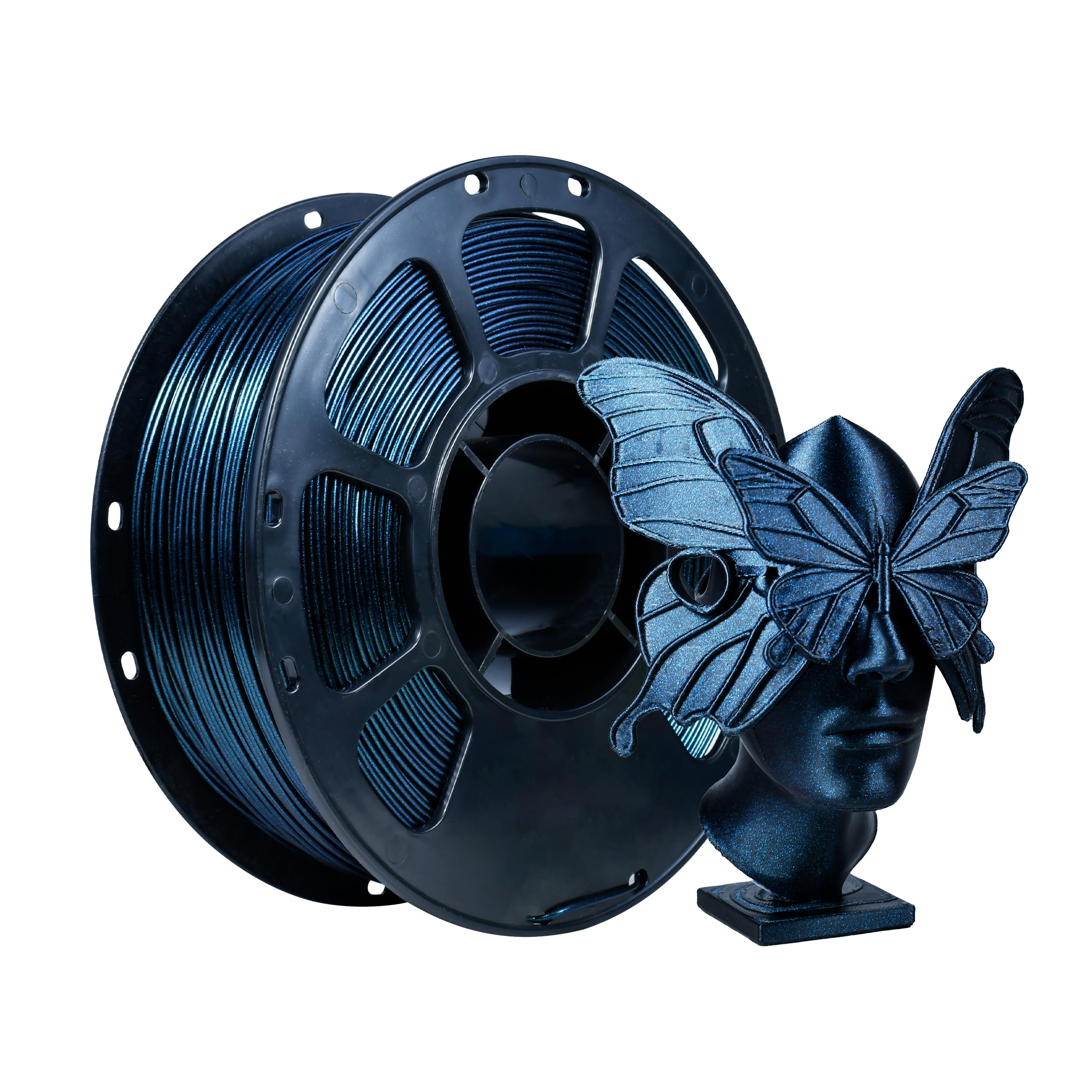 iBOSS Chameleon PLA Plus Filament 1.75mm Burnt Titanium 1KG, 3D Printer Filament Cardboard Spool(2.2lbs), 1.75 ± 0.02mm, Neatly Wound PLA+ 3D Printing Filament Fits for Most 3D Printers