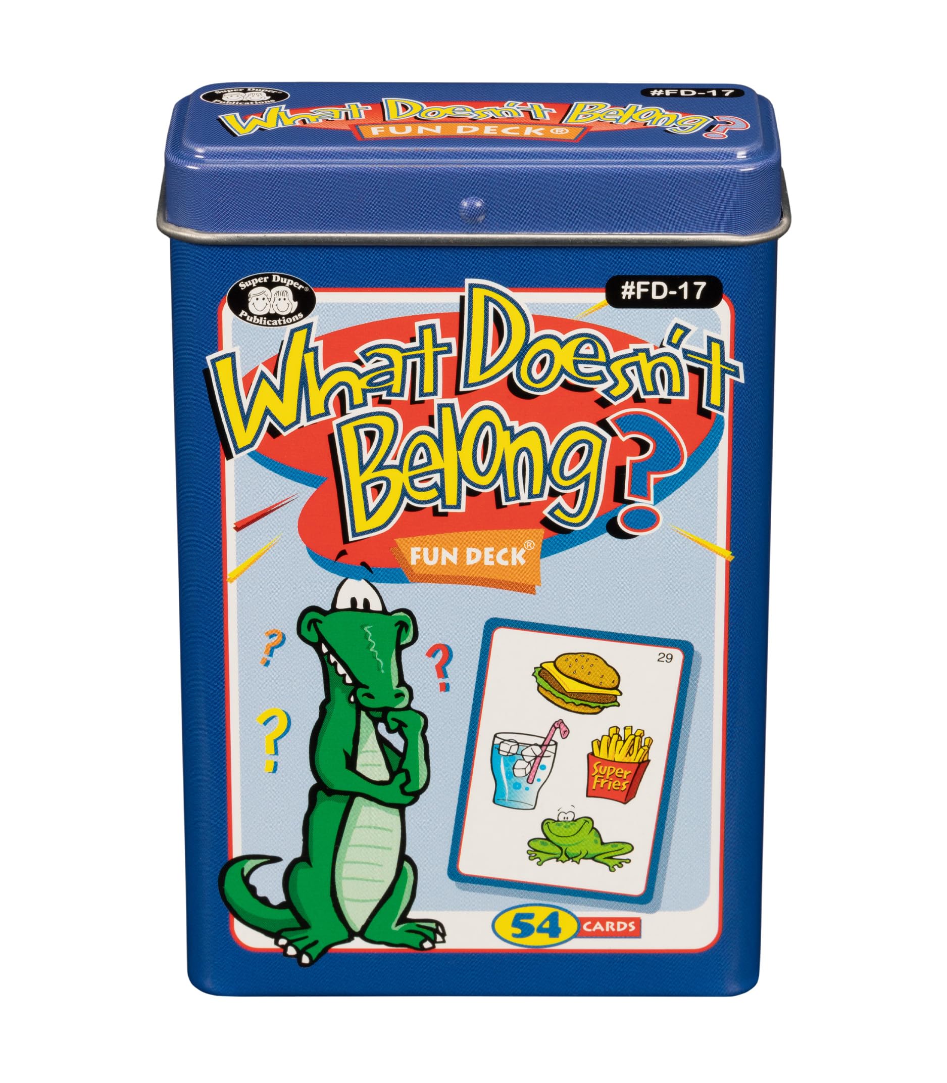 Super Duper Publications | What Doesn’t Belong? Fun Deck | Vocabulary and Classifying Skills Flash Cards | Educational Learning Materials for Children