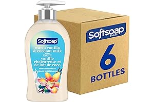 Warm Vanilla & Coconut Milk Scent Liquid Hand Soap for Silky, Soft, and Refreshing Hands