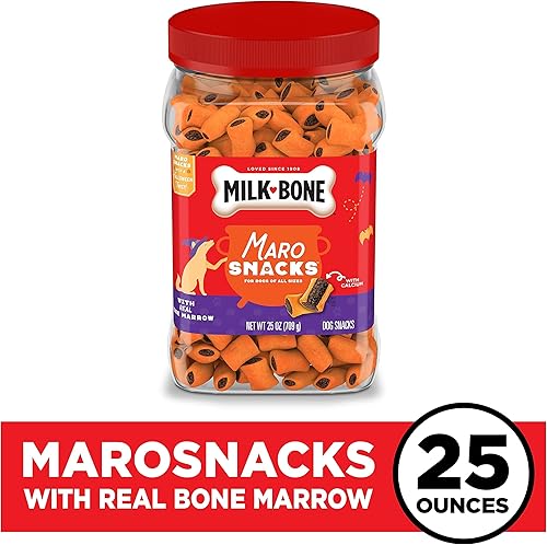 Miniatura 2 de Milk-Bone MaroSnacks - Bocadillos para perros, golosinas de Halloween para perros, recipiente de 25 onzas