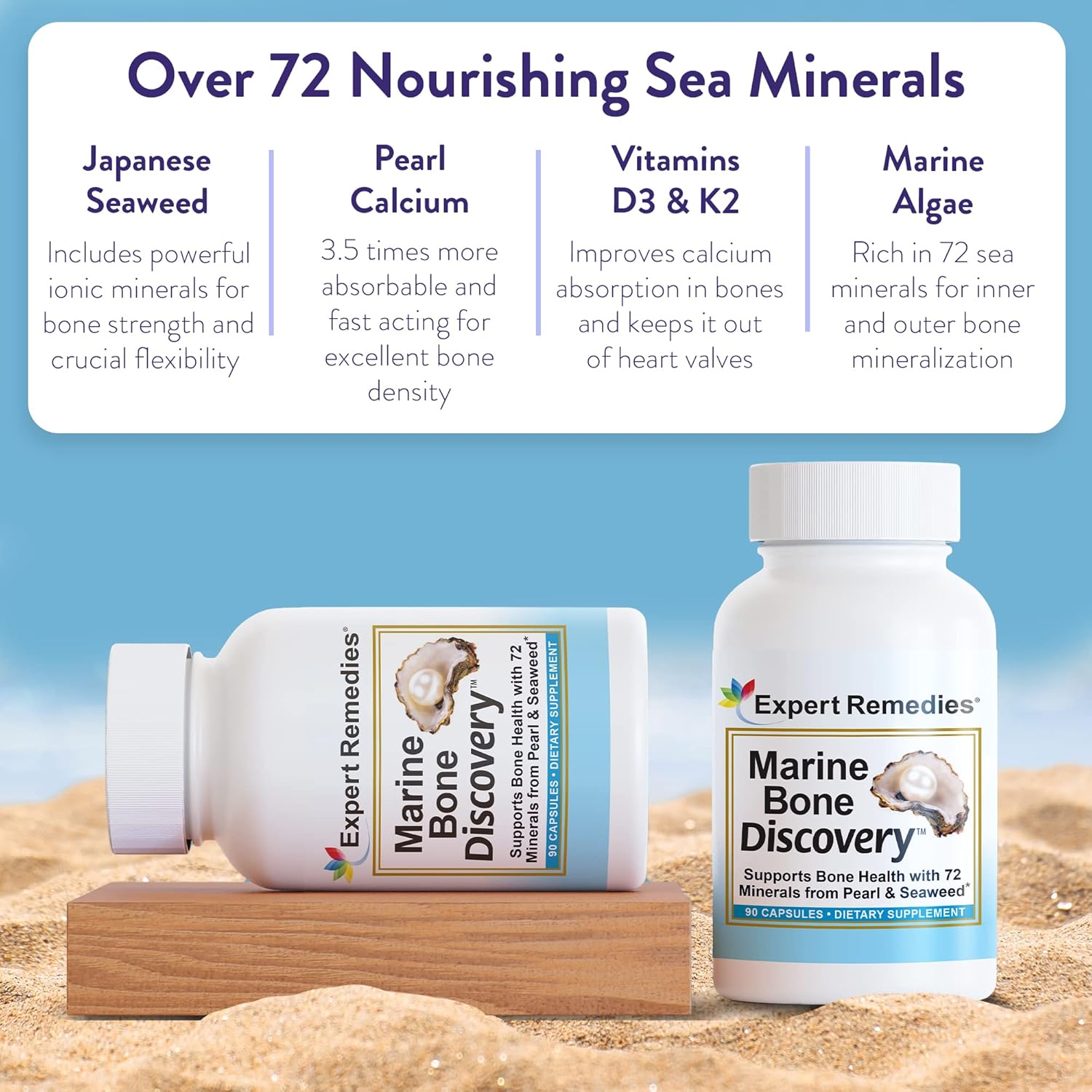 Buy Expert Remedies Calcium Magnesium Supplement for Bone Strength