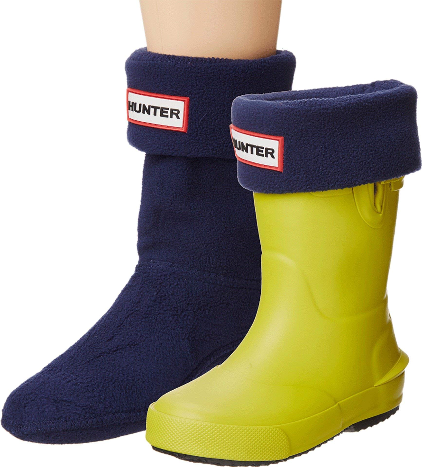 HUNTER unisex-baby Kids Boots Socks - blue - Large
