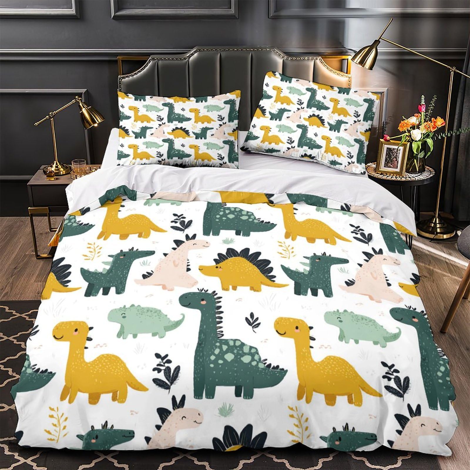 Parure lit dinosaure garçon pour décorer sa chambre ado