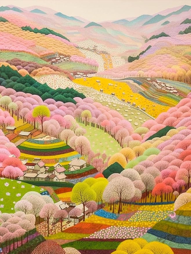 Amazon (14CT)大人用クロスステッチキット、クロスステッチセット40X50Cmプリントクロスステッチキット、刺繍パターンアート