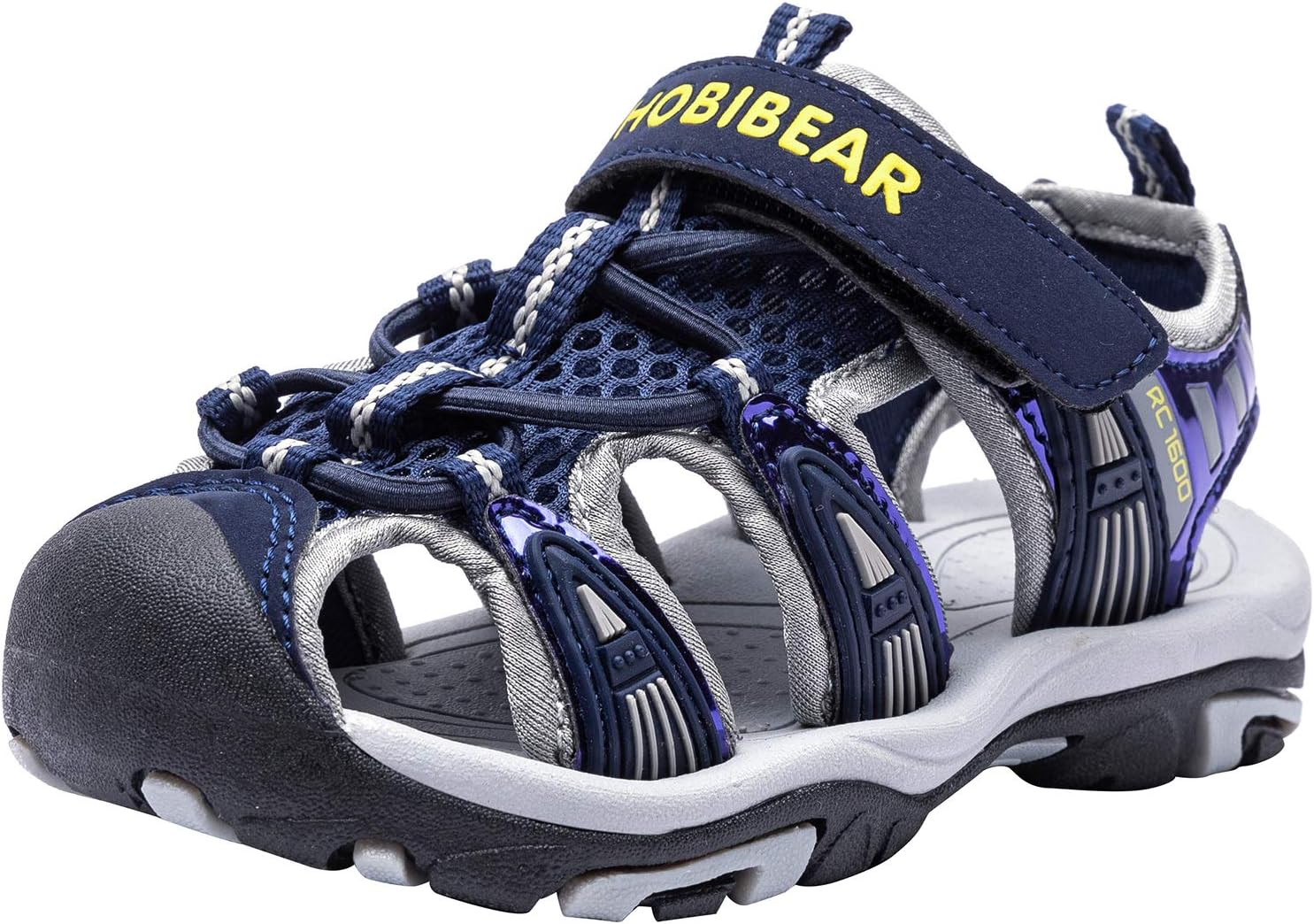 BODATU Boys' and Girls' Summer Outdoor Beach Sports Closed-Toe Sandals