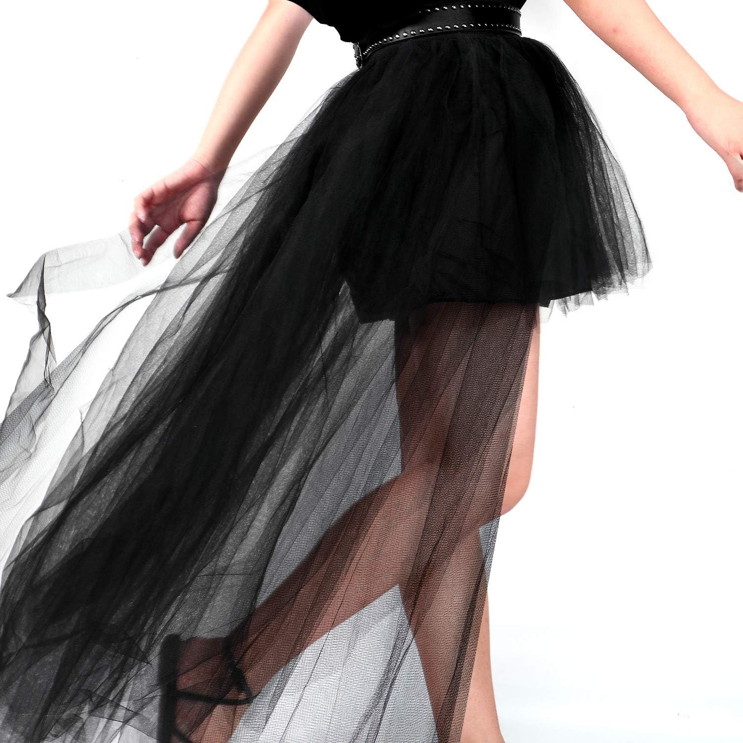 Norme 80's Outfit Accessories for Women Costume Bowknot Headband Lace Skirt Waistband for 80s Retro Masquerade - Image 3