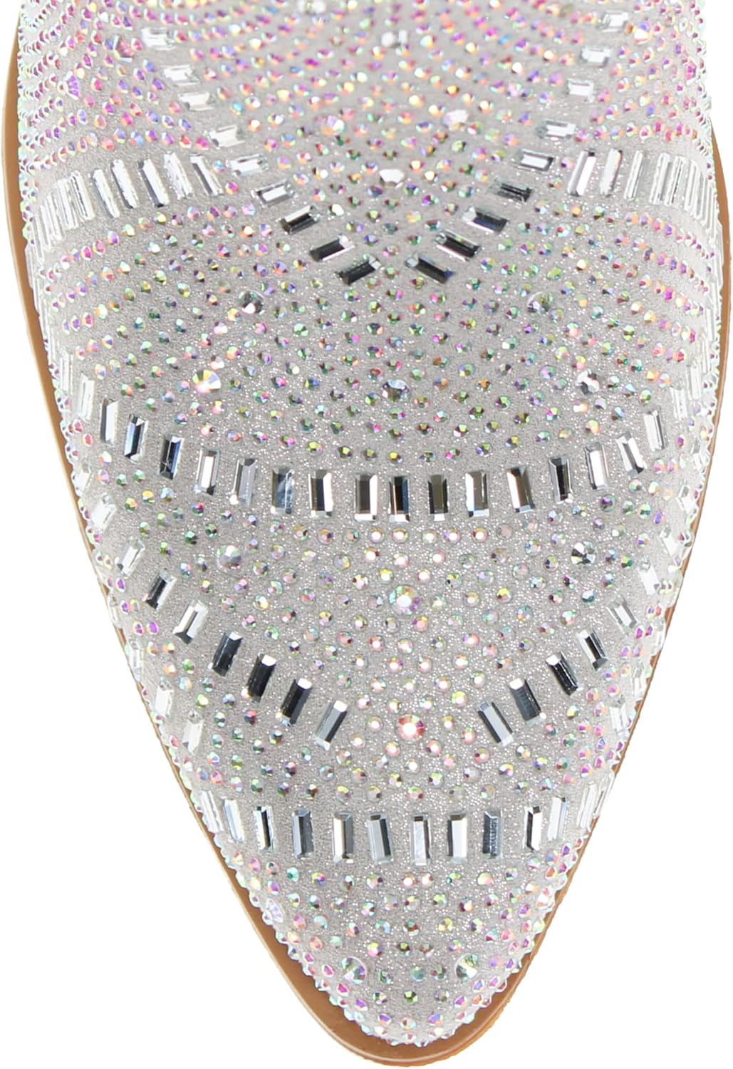 Vaccari Women's Amber Premium PU Leather NCAA Athletics Tall Top Bling Cowboy Boots