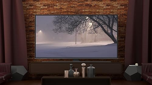 Relaxing queda de neve relaxante Belo que caindo na neve meditação, sono, estudo, brisa calma e floc