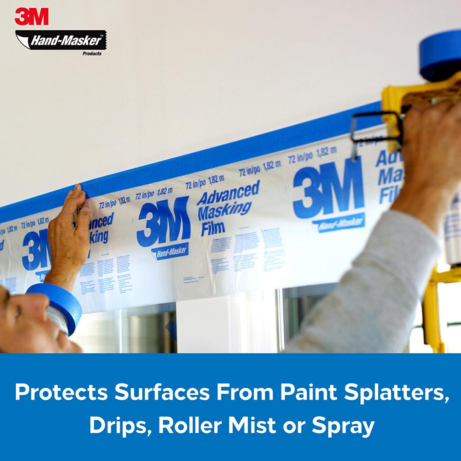 3M AMF24 Painters Masking Film, 24" Width, Clear