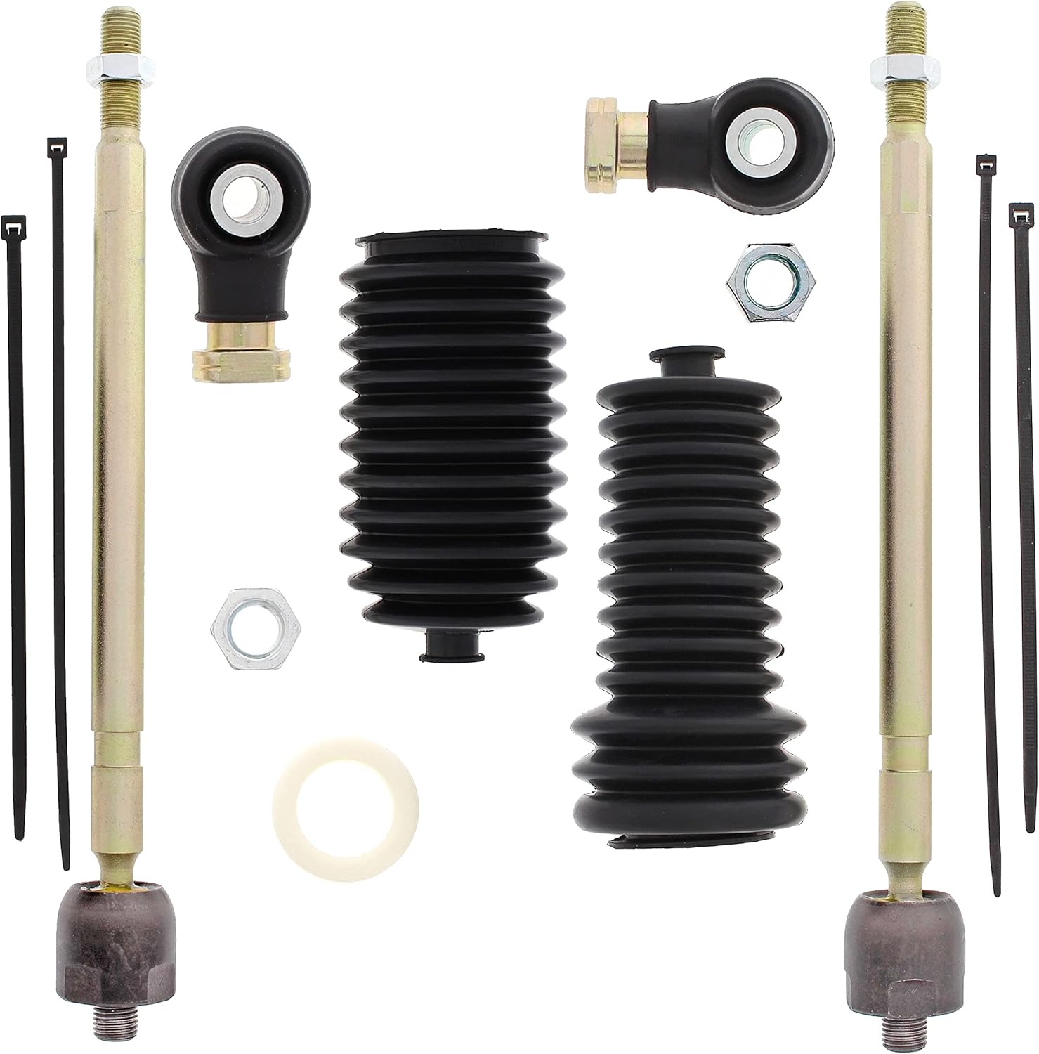 Right and Left Side Steering Rack Tie Rod Combo Kit for Polaris RZR 800 EFI 2008 2009 2010 2011