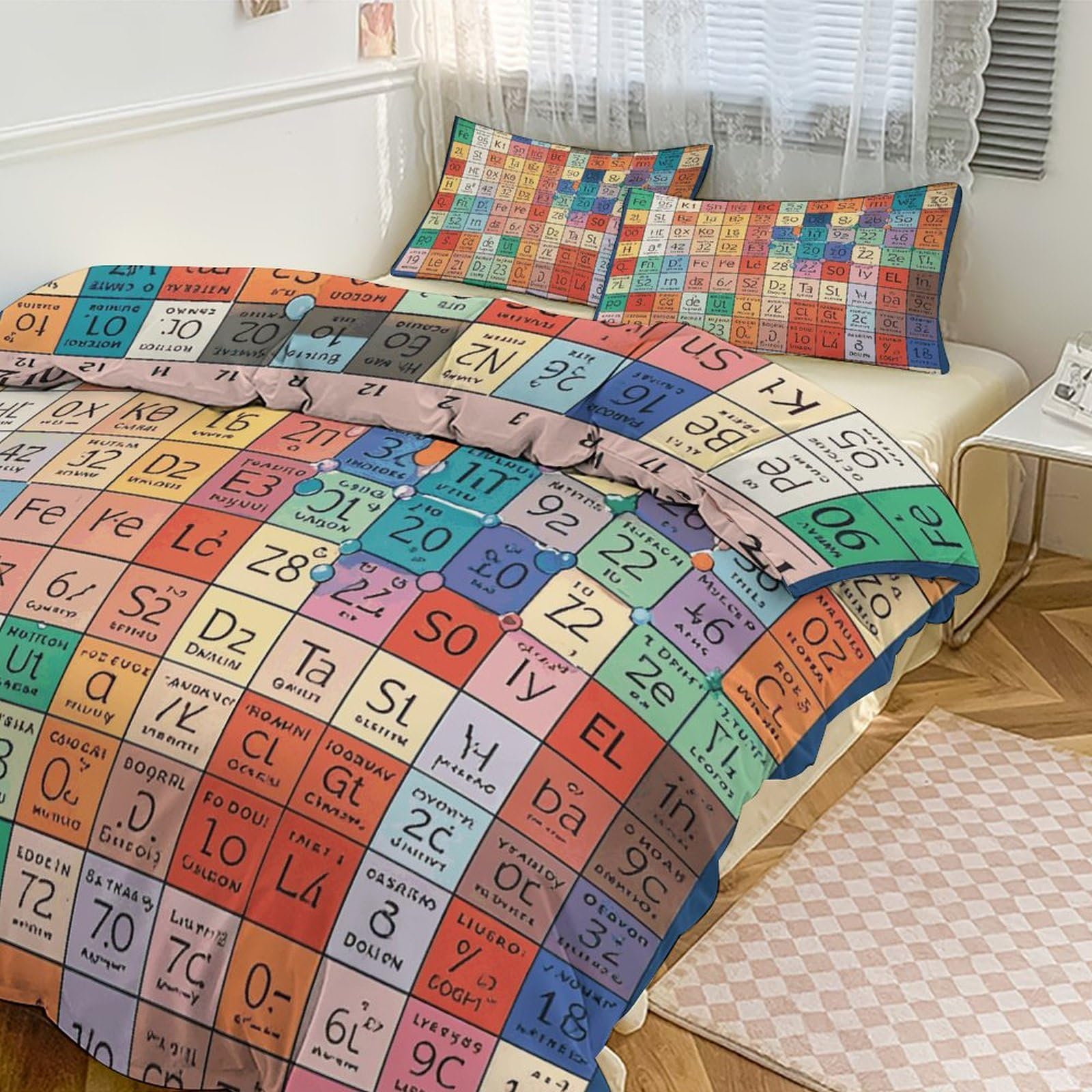 Parure de lit épaisse anti-froid pour grand lit avec couette 200 cm