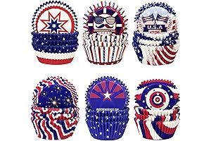 qigee Independence Day Standard Cupcake Liners