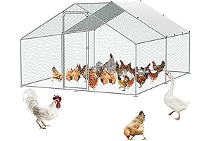 VEVOR Chicken Coop Run with Walk-in Design