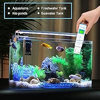 Vista 5 de YINMIK Medidor de pH, Probador de pH Digital para Hidroponía, Medidor de pH y Temperatura con Pantalla Horizontal para Piscina, Spa, Bañera