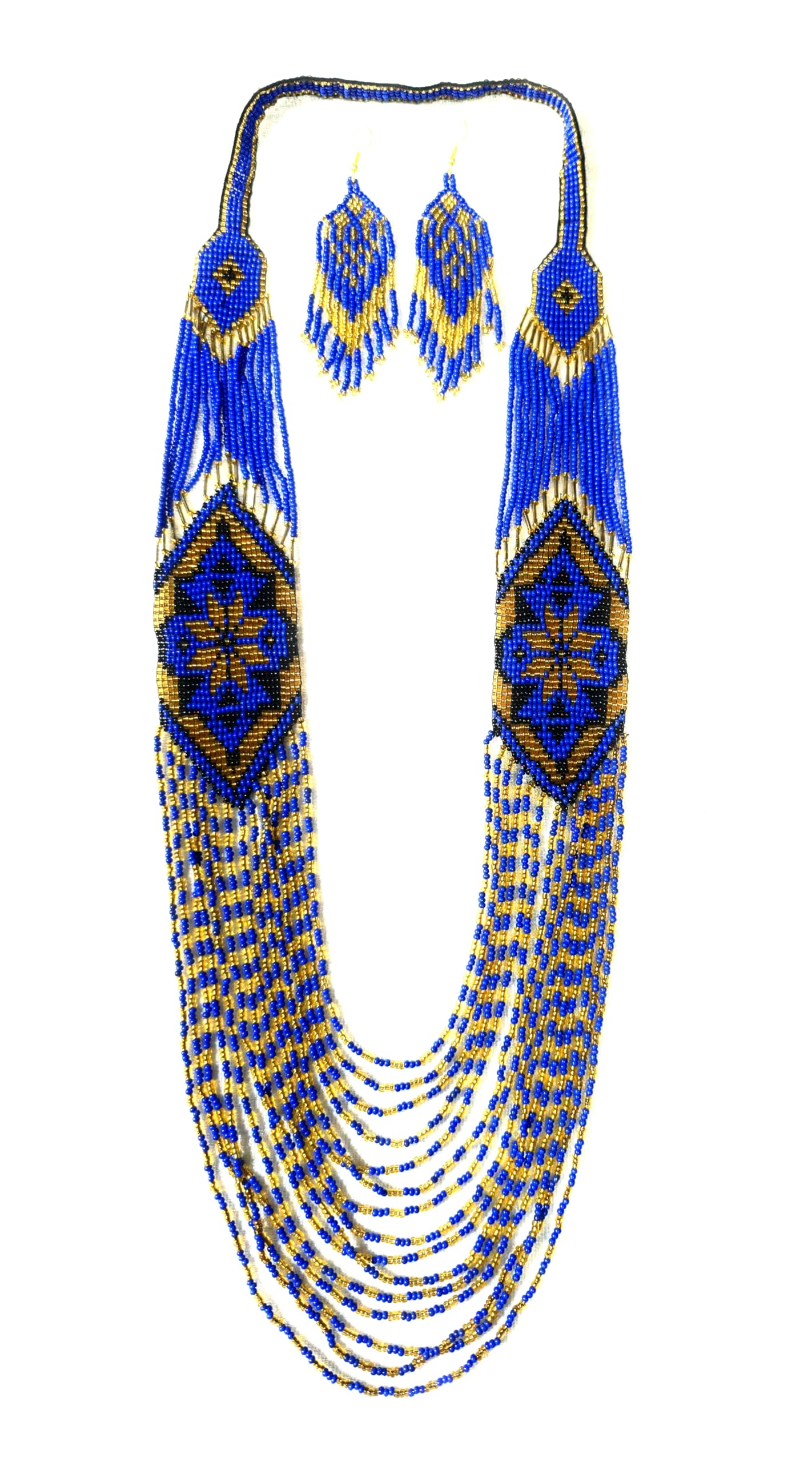 Bohemian Gypsy Layered Beaded Necklace - Tribal and Vintage Inspired Jewelry (B0CXQ4J3YP) Amazon Price History, Amazon Price Tracker