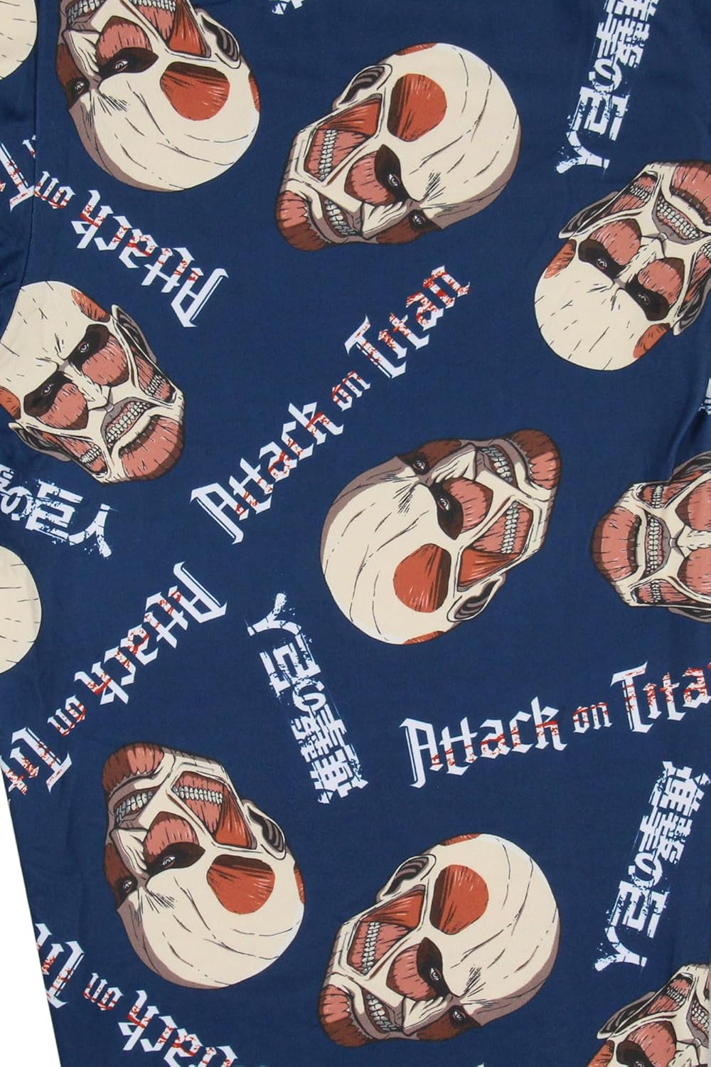Men's Attack On Titan Manga Merch Pajama Pants Colossal Titan Anime Adult Sleep Pants - Image 4