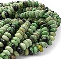 Vista 3 de [ABCgems] Granate hidrogrossular verde musgo sudafricano también conocido como granate grossular transvaal (hermosas inclusiones negras de cromita)