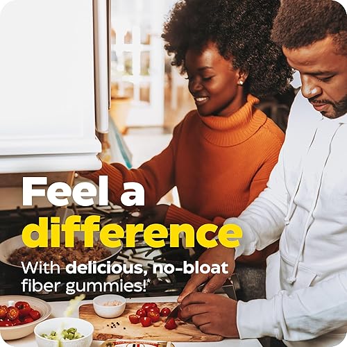 Miniatura 4 de Enzymedica Gomitas Fiber+ con prebióticos y probióticos para regularidad diaria, vegetariana, 0.18 onzas de fibra, suplemento de fibra natural, para