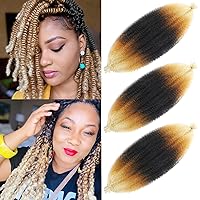 Vista 53 de Extensiones de cabello afro rizado Ginger 12 pulgadas, trenzas Marley de cabello trenzado elástico 350, extensiones de cabello afro rizado y rizado