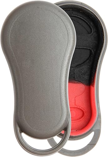 Miniatura 2 de Carcasa para llavero remoto 3btn gris para Jeep Grand Cherokee (56036860, GQ43VT9T)